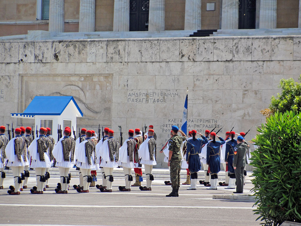 Grécia - Atenas - Troca da Guarda no Parlamento