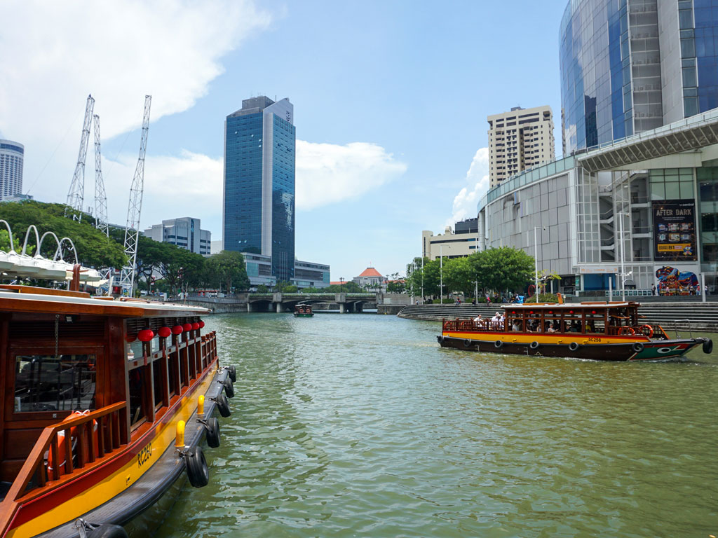 Singapura - Passeio de barco