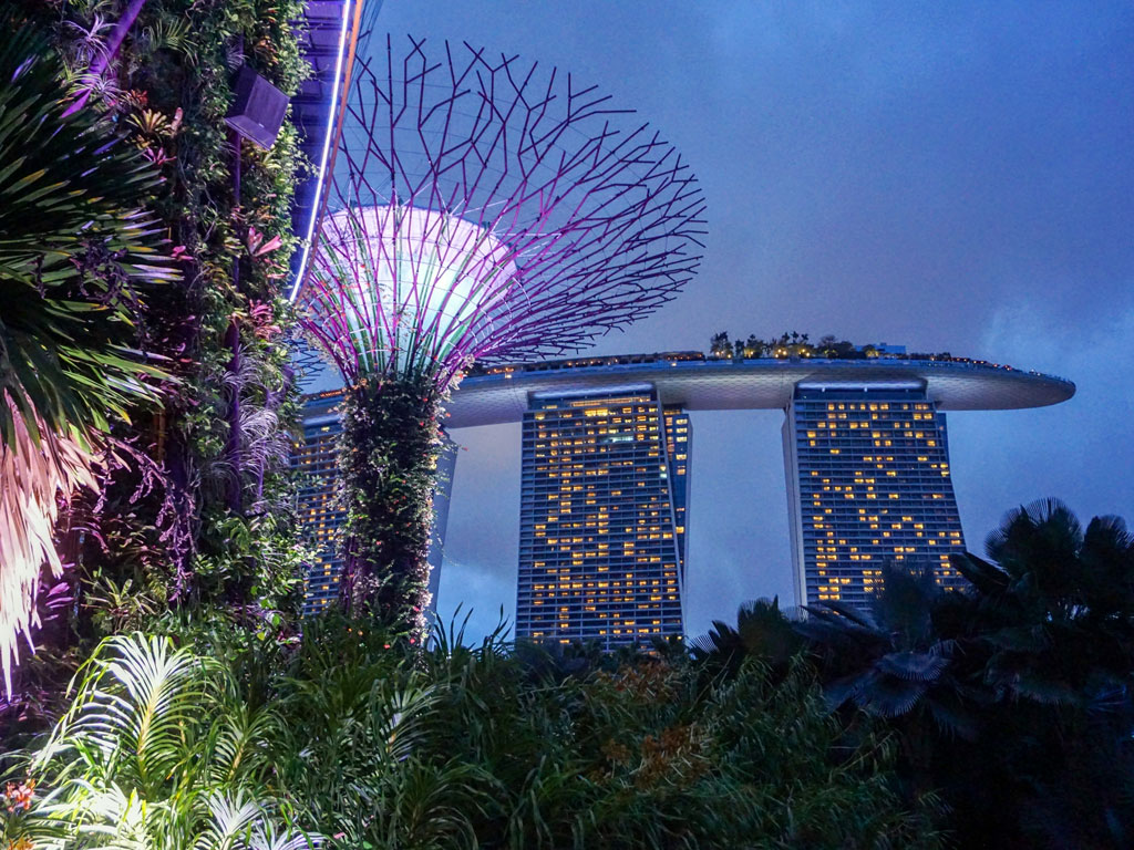 Singapura - Gardens by the Bay e hotel Marina Bay
